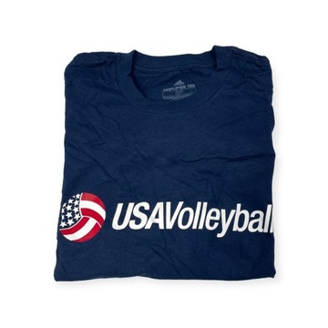 Футболка мужская, темно-синяя, ADIDAS USA VOLLEYBALL L