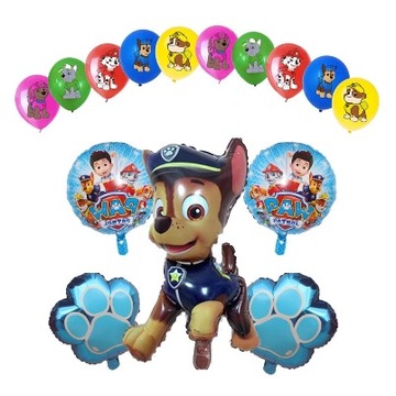 BALONY PSI PATROL PAW URODZINY KOMPLET 24H PL