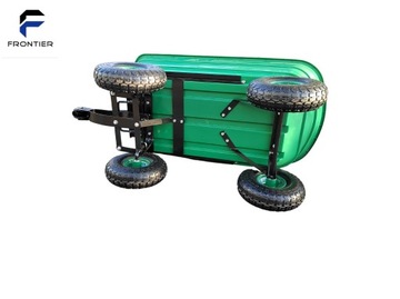 Садовая транспортная тележка, самосвал, 75л, 300 кг, ручная или для трактора