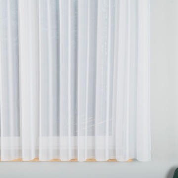 ГОТОВАЯ БЕЛАЯ ВУАЛЬНАЯ ШТОРА высота 80х200см Размеры