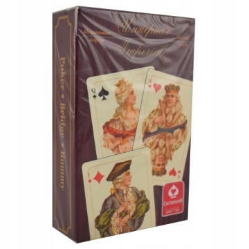 CARTAMUNDI Karty do brydża Imperial niebieskie