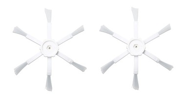2 щетки 6-RAM для пылесоса Xiaomi/Roborock БЕЛЫЙ