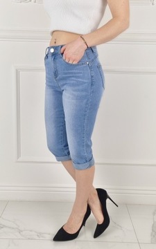 #ЖЕНСКИЕ ДЖИНСЫ - ДЖИНСЫ с эффектом пуш-ап 3/4 #