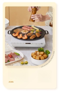 KOREAŃSKA PATELNIA GRILLOWA TALERZ WARZYWNY GRILL