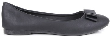 iЖЕНСКАЯ ОБУВЬ БАЛЕТКИ С БАНТОМ, НА ПЛОСКОЙ ПЛАНЕ, ЧЕРНЫЕ, АТЛАСНЫЕ, КОМФОРТНЫЕ
