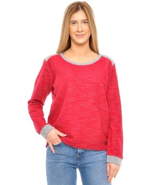 LEE bluza SWEATSHIRT red woman CREW SWS _ S