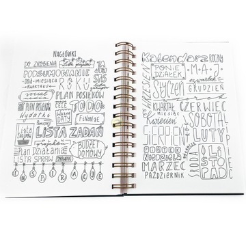 ЖЕНСКИЙ ОРГАНАЙЗЕР-ПЛАНЕР А5/224 НА СПИРАЛЬНОЙ ПУЛЕ ЖУРНАЛ АРТ ИНТЕРДРУК