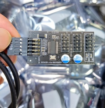 Разветвитель концентратора USB 2.0 9 PIN на 3x 9 PIN разветвителя