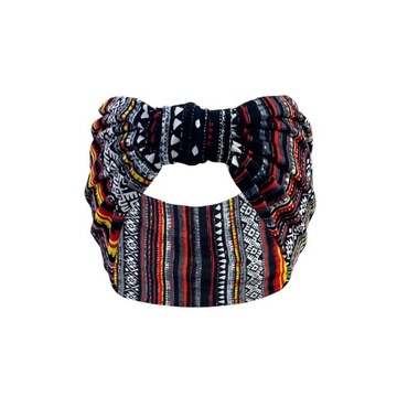 Bohemian Sports Headband Hair Woman Ultra Wide Elastic Printed Headband