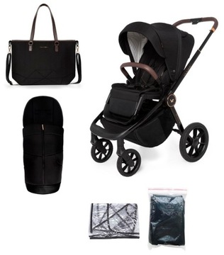MUUVO QUICK SE 2 DUŻY ZESTAW SPACERÓWKA LUX TORBA AKCESORIA TKANINY PREMIUM