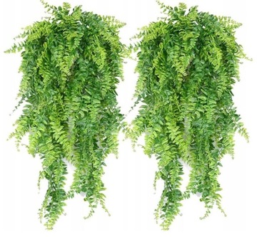 Персидский висячий папоротник из искусственной травы-2шт.