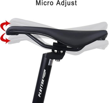 Aluminiowa Sztyca Rowerowa Rura Podsiodłowa 350mm/31,6mm Czarna