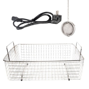 Wanna Ultradźwiękowa 15l Myjka do biżuterii, okularów TH-60A 760W + koszyk