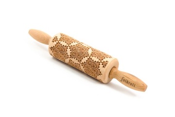 Wałek grawerowany wzór MANDALA KWIAT