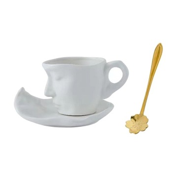 Kubek do kawy Ceramiczny kubek do kawy do kuchni mlecznej Biały