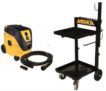 ODKURZACZ PRZEMYSŁOWY MIRKA 1230 L PC +WĄŻ + WÓZEK