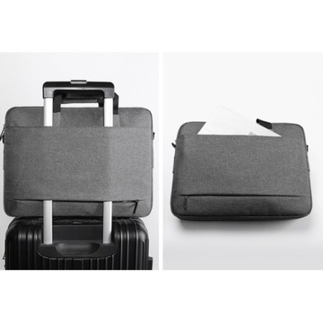 TORBA NA LAPTOPA DAMSKA MĘSKA DO SAMOLOTU NA RAMIĘ POWIĘKSZANA 15.6