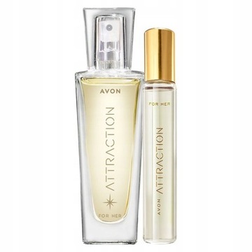 AVON ZESTAW ATTRACTION DLA NIEJ 30 ML + PERFUMETKA