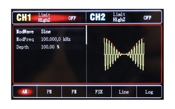 Функциональный генератор UTG932E 30 МГц 200 Мвыб/с