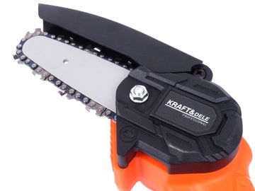 Аккумуляторная цепная пила 4 дюйма для деревянных ветвей, мощная пила с 2 аккумуляторами