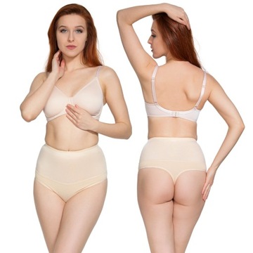 Mitex Iga String wyszczuplające stringi beż S