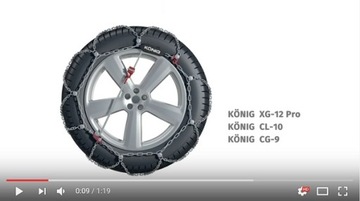Łańcuchy THULE KONIG CG-9 104 265/30 R20 NAPINACZ