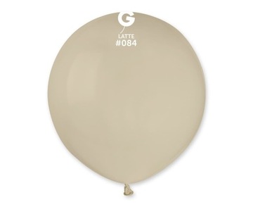 Balon beżowy brązowy kawa z mlekiem latte 48 cm
