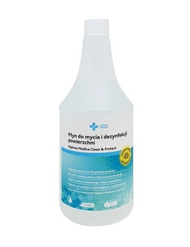 ALPINUS MEDICA CLEAN & PROTECT PŁYN DO DEZYNFEKCJI 1 LITR