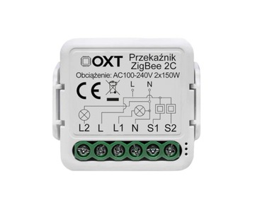 Sterownik OXT SWTZ22 ZigBee Moduł OXT 2 OBWODY ZigBee TUYA SWTZ22 / T262