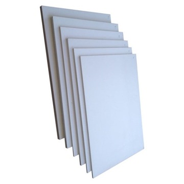 Рекламный щит ПВХ ВСПЕНЕННЫЙ ПВХ 5мм белый 50х70 для декораторов и презентаторов