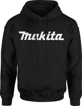 MĘSKA BLUZA Z KAPTUREM MAKITA BUDOWLANIEC ROZM XL DRESOWA NADRUK