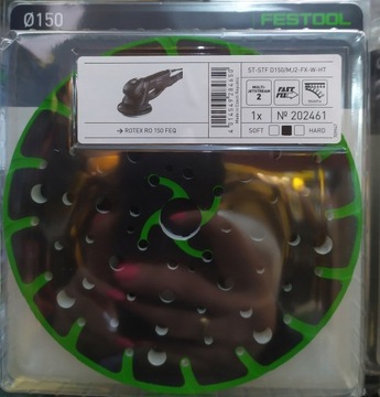 FESTOOL TALERZ SZLIFIERSKI ŚREDNI ST-STF D150/MJ2-FX-W 202461 do RO 150