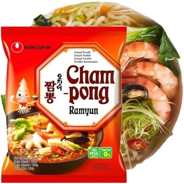 Makaron Instant Zupka Owoce Morza Cham-Pong 124g