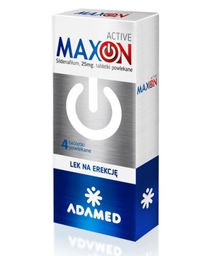 Maxon Active 25 mg 4 tabletki. Na potencję
