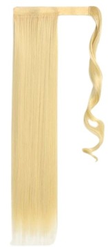 DOCZEPIANY blond KUCYK kitka 60cm jak NATURALNE