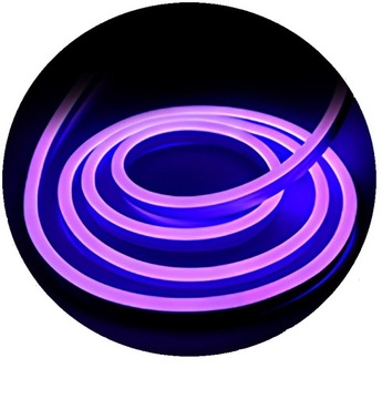 Taśma LED NEON Mono 12V na metry 5/12mm FIOLETOWY