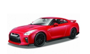Nissan GT-R 1:24 модель Bburago 18-21082 червоний