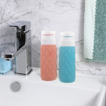 НАБОР СИЛИКОНОВЫХ БУТЫЛОК ДЛЯ ПУТЕШЕСТВИЙ ШАМПУНЬ 100 МЛ