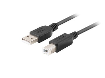 КАБЕЛЬ LANBERG USB-A->USB-B M/M 2.0 1M ФЕРРИТ