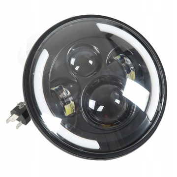 7 Cal Halo LED reflektor okrągły podwójny kolor