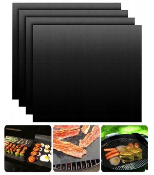 10x MATA TEFLONOWA DO GRILLA TACKA NA GRILL DO PIECZENIA GRILLOWANIA ZESTAW