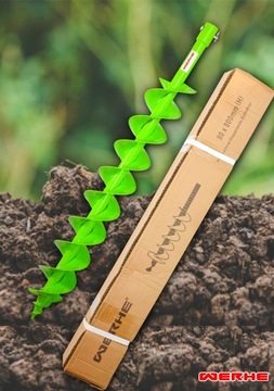 Świder Wiertło do Gleby 80H mm Adapter Hex