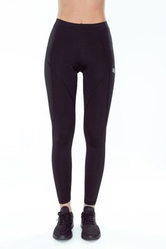 GETRY DAMSKIE SPODNIE ROWEROWE Z WKŁADKĄ ODBLASKI