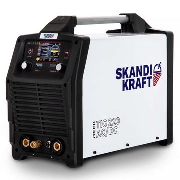 SKANDI KRAFT iTECH TIG 220 AC/DC HF Двухуровневая ИНВЕРТОРНАЯ СВАРОЧНАЯ МАШИНА SYNERGY