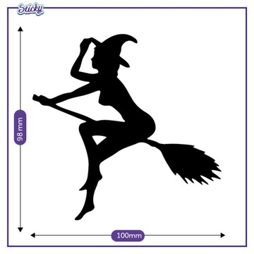 Автомобильная наклейка WITCH SABATH авто 10 см