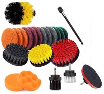 SZCZOTKI SPRZĄTAJĄCE NA WIERTARKĘ WKRĘTARKĘ PADY