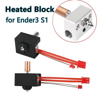 Нагревательный блок E3D Ender3 S1, алюминий - 3D 16*16*10 мм