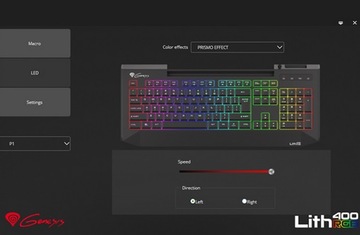 Genesis Lith 400 RGB Низкопрофильная клавиатура с подсветкой USB-концентратор