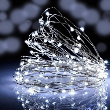 СОЛНЕЧНЫЕ ГИРЛАНДЫ САДОВЫЕ ЛАМПЫ 100 LED 10M ДЕКОРАТИВНЫЙ ДАТЧИК СУМЕРКИ