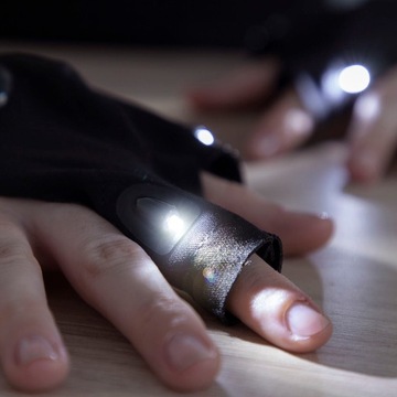 ПЕРЧАТКИ СО СВЕТОДИОДНОЙ ПОДСВЕТКОЙ GLEDS INNOVAGOODS 2 ШТ.